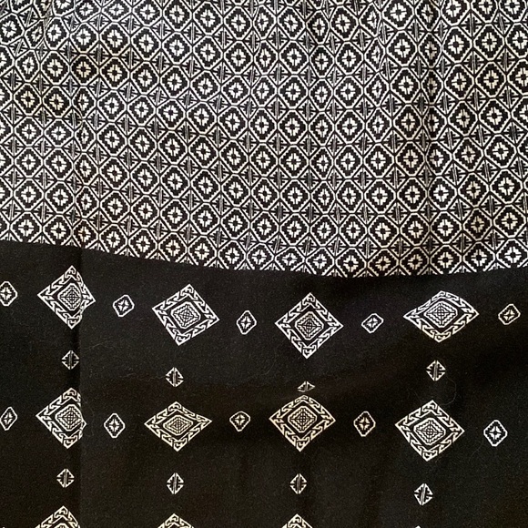 B&W Strapless Maxi Dress - Picture 3 of 4